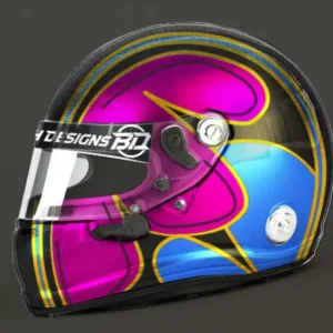 Helmet design template 08.