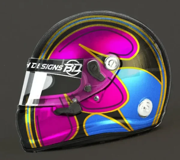Helmet design template 08.