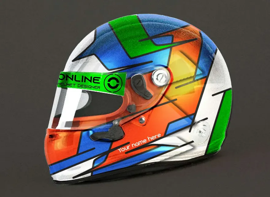 complex helmet design