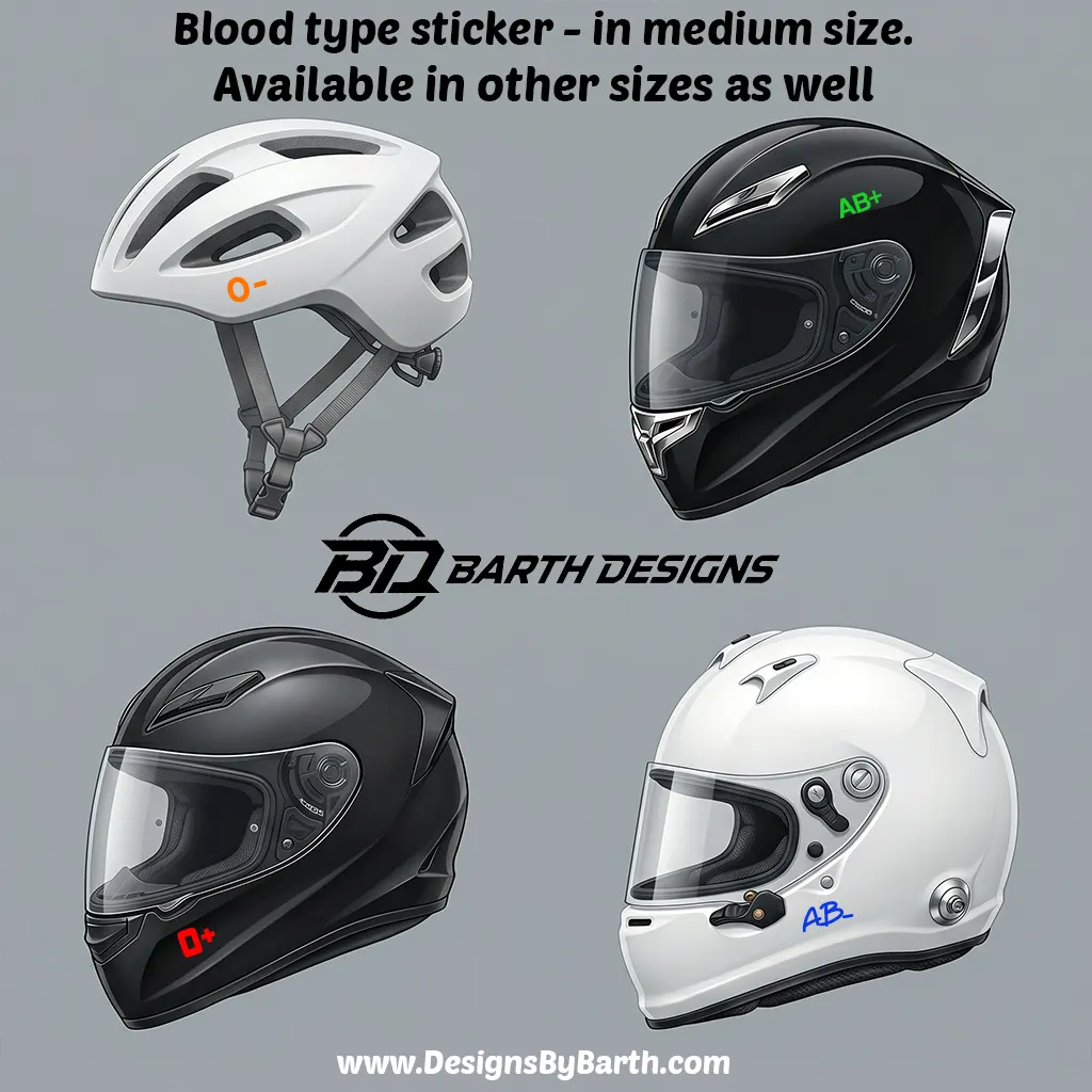 Blood Type Group Stickers in medium size preview