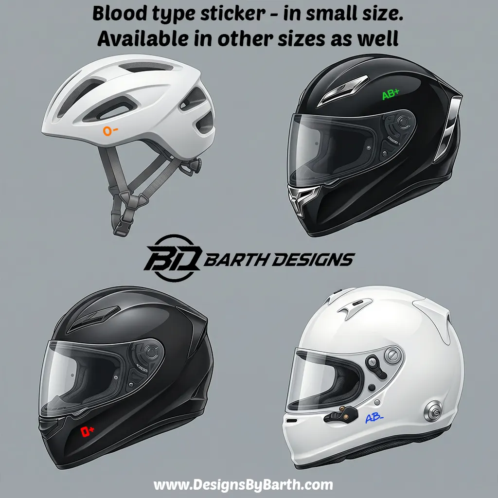 Blood Type Group Stickers in small size preview