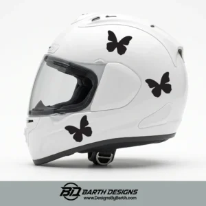 Butterfly Women Helmet Decal Set 1-3