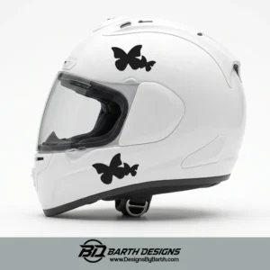 Butterfly Women Helmet Decal Set 2-3