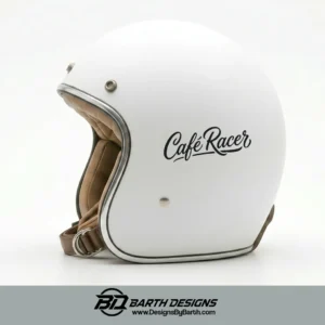 Cafe Racer Helmet Sticker 3