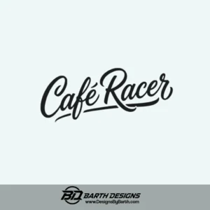 Cafe Racer Helmet Sticker
