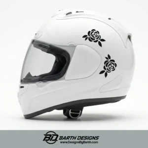 Flowers Women Helmet Decal Set 3-2